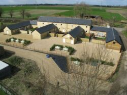 Thorney development from above